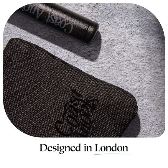 COAST ANGELS Kleine Geruchsdichte Tasche & Aluminium-Tube-Set – Smell Proof Tasche im Hosentaschenformat für Reisen und als Geschenk