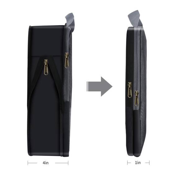 Eono by Amazon - Komprimierbaren Packwürfeln zur Organisation Ihres Reisegepäcks, Compression Packing Cube, Packtaschen Set & Gepäck Organizer für Rucksack & Koffer, Net, 4-teilig