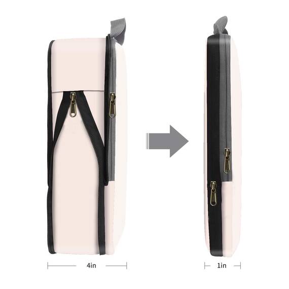 Eono by Amazon - Komprimierbaren Packwürfeln zur Organisation Ihres Reisegepäcks, Compression Packing Cube, Packtaschen Set & Gepäck Organizer für Rucksack & Koffer, Beige, 4-teilig