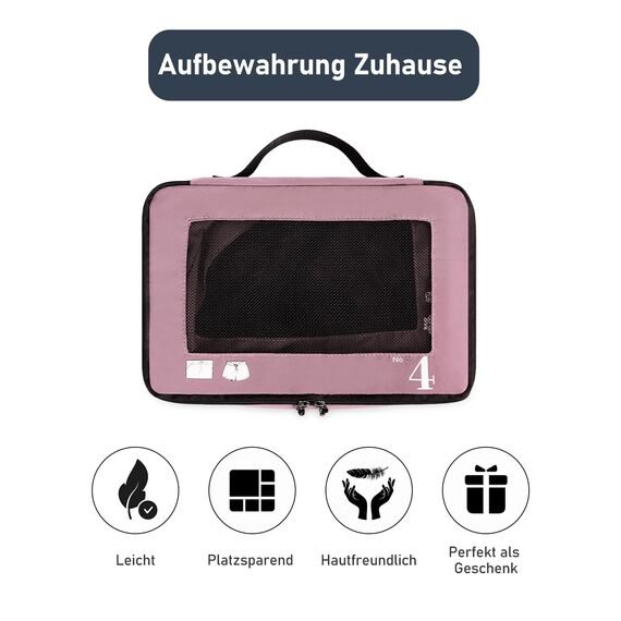 ECOHUB Koffer Organizer Packing Cubes 7-Teiliges Packwürfel Set für Koffer und Rucksack