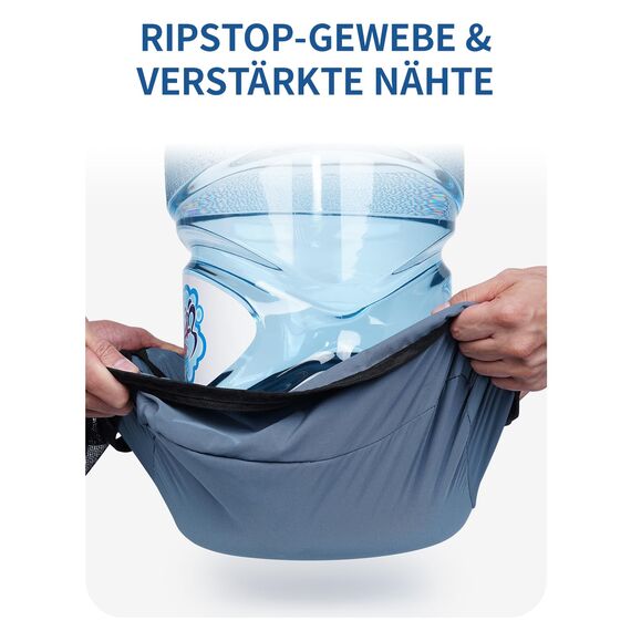 ECOHUB Koffer Organizer Packing Cubes 7-Teiliges Set Packwürfel Pet-Recycelte Packtaschen für Kofferorganizer für Rucksack schuhbeutel Kleidertaschen (Blau)