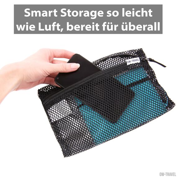 OW-Travel Koffer Organizer Set Grau Groß, leicht zu organisieren, Kofferorganizer Packtaschen Set für Kleidung im Koffer, Packwürfel Rucksack, Reise Organizer, Packing Cubes Backpack