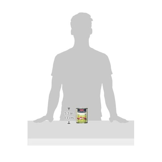 animonda GranCarno Hunde Nassfutter mit Rind + Kaninchen mit Kräutern (6 x 800 g), getreidefreies Hundenassfutter ohne Zucker, für ausgewachsene Hunde, mit fleischigen Zutaten