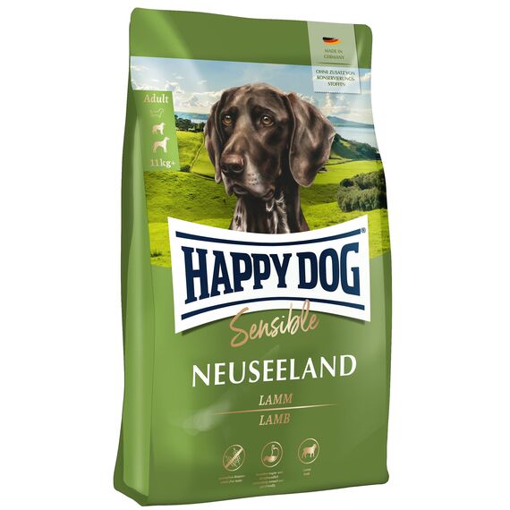 Happy Dog Sensible Neuseeland - M - Trockenfutter, Hundefutter - Geschmacksrichtung Lamm - 12,5kg