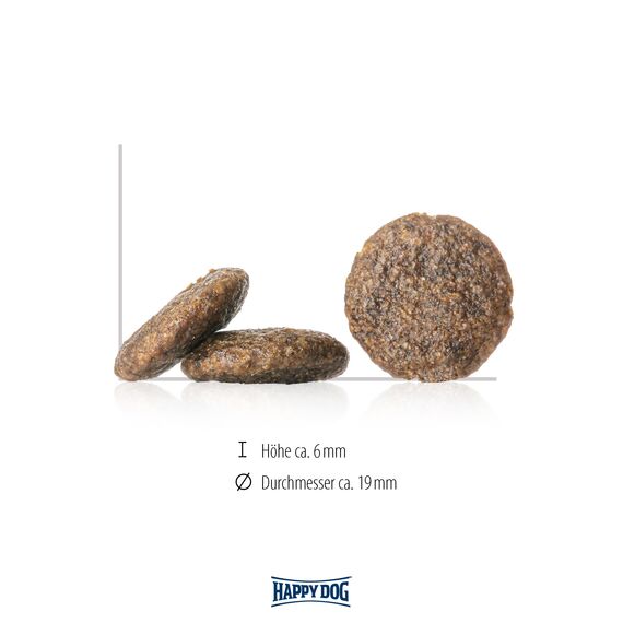 Happy Dog Sensible Africa - M - Trockenfutter, Hundefutter - Geschmacksrichtung Strauss - 12,5kg