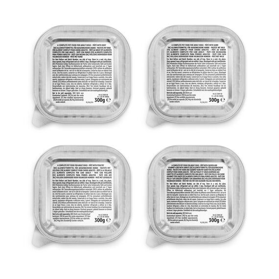 by Amazon Nassfutter für Hunde, Pastete Gemischt, 300g, 20er-Pack