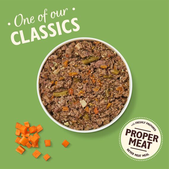 Lily's Kitchen - Nass Hundefutter für ausgewachsene Hunde 6er Schalen (6 x 150g) - Classic Dinner Multipack