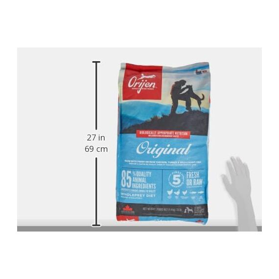 Orijen Hundefutter für Erwachsene Hunde, 11.4 kg (1er Pack)