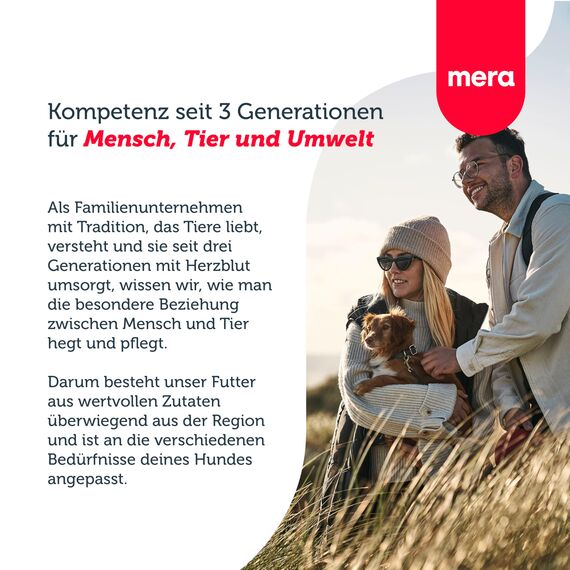 mera Pure Sensitive Senior Truthahn und Reis Hundefutter – Trockenfutter für die tägliche Ernährung älterer, nahrungssensibler Hunde, 12,5 kg