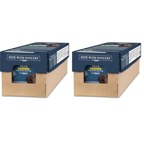 by Amazon Hundefutter, Pastete mit Geflügel, 300 g, 10 Stück (zuvor Lifelong !) (Packung mit 2)