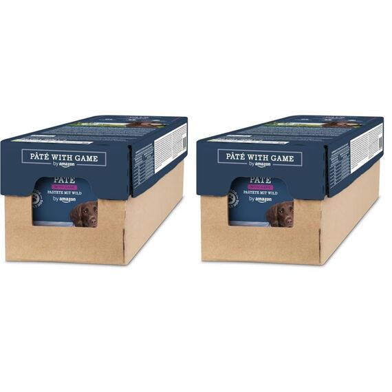 by Amazon Hundefutter, Pastete mit Wild, 300 g, 10 Stück (zuvor Lifelong !) (Packung mit 2)
