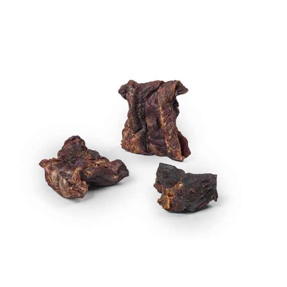 DIBO Pferde-Fleisch, 250g-Beutel, der kleine Naturkau-Snack oder Leckerli für Zwischendurch, Hundefutter, Qualitätskauartikel ohne Chemie