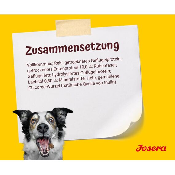 Josera DailyDuck (1 x 12,5 kg) | Glutenfreies Hundefutter mit Ente | Super Premium Trockenfutter für ausgewachsene Hunde | 1er Pack