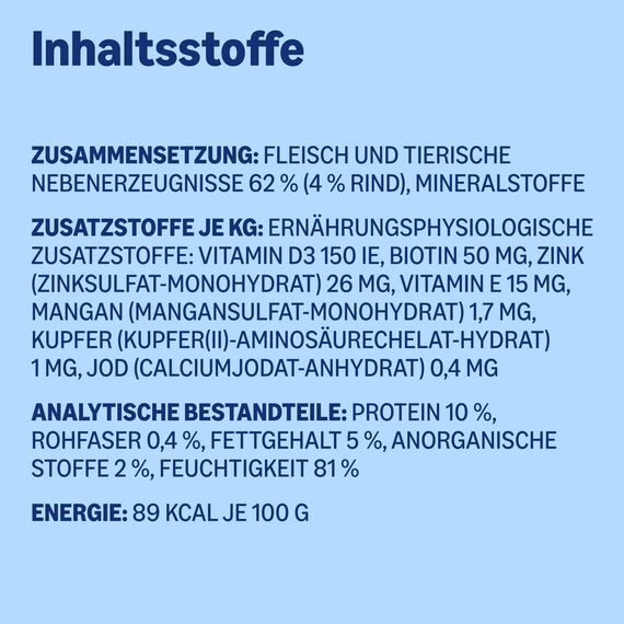 by Amazon Nassfutter für Hunde, Pastete mit Rindfleisch, 300g, 10er-Pack