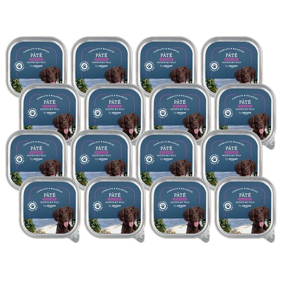 by Amazon Hundefutter, Pastete mit Wild, 300 g, 10 Stück (zuvor Lifelong !) (Packung mit 2)