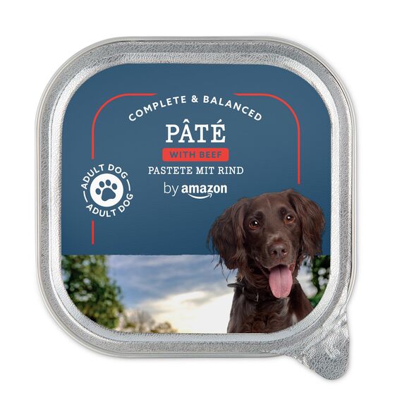 by Amazon Hundefutter, Pastete mit Rind, 300 g, 10 Stück (zuvor Lifelong !) (Packung mit 2)