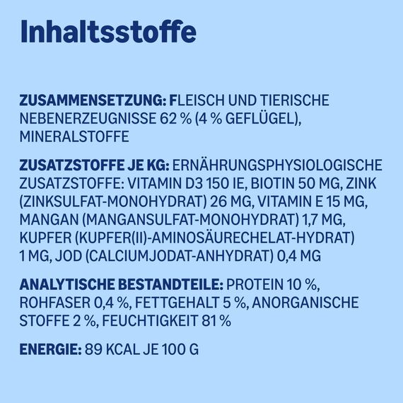 by Amazon Nassfutter für Hunde, Pastete mit Geflügel, 300g, 10er-Pack