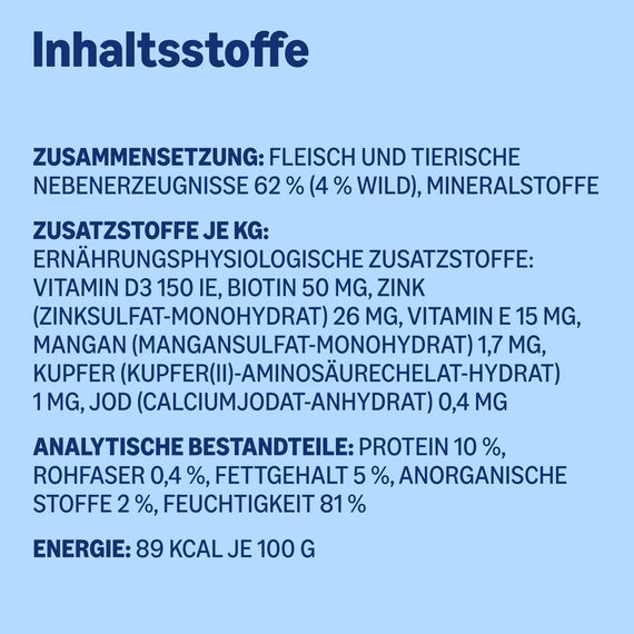 by Amazon Nassfutter für Hunde, Pastete mit Wild, 300g, 10er-Pack