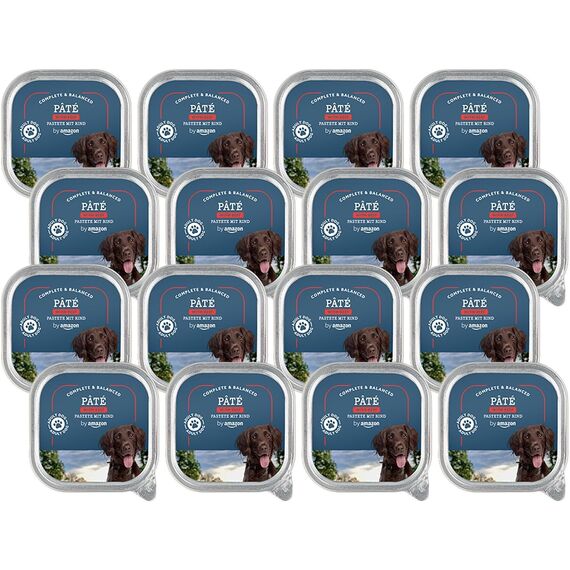 by Amazon Hundefutter, Pastete mit Rind, 300 g, 10 Stück (zuvor Lifelong !) (Packung mit 2)