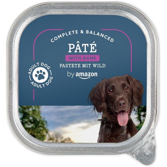 by Amazon Hundefutter, Pastete mit Wild, 300 g, 10 Stück (zuvor Lifelong !) (Packung mit 2)