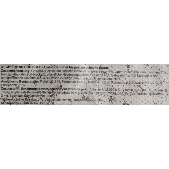 bosch My Friend Soft | Hundefutter für ausgewachsene Hunde aller Rassen | Vollwertkost mit softer Krokette | 15 kg