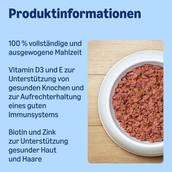 by Amazon Nassfutter für Hunde, Pastete mit Geflügel, 300g, 10er-Pack