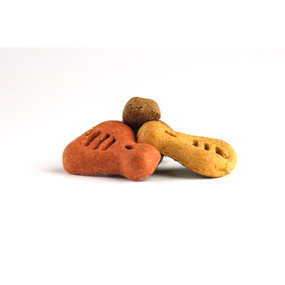 DIBO Schinken-Mix, 500g-Beutel, Backwaren als gesunde, natürliche Ernährung für Hunde von DIBO, Hundefutter, Barf, B.A.R.F, Leckerli, Hundekekse (Packung mit 2)
