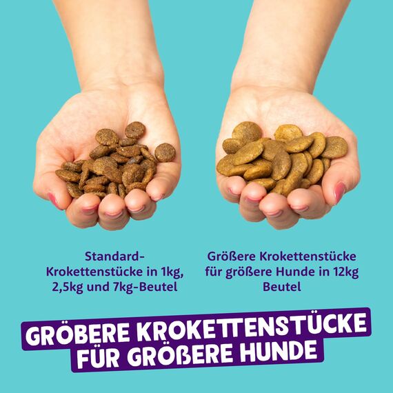 Edgard & Cooper Hundefutter, Trockenfutter für Hunde, (Hirsch & Ente, 2.5kg), Getreidefrei, natürliche Zutaten und frisches Fleisch, voller essentieller Aminosäuren