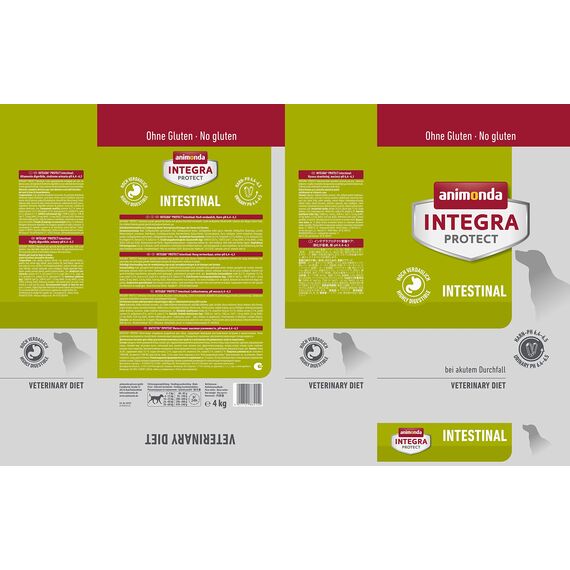 animonda INTEGRA PROTECT Hundefutter Intestinal (1 x 4kg), von Veterinären empfohlen bei Durchfall & Erbrechen, Hochwertiges Diätalleinfutter für Hunde gegen Durchfall und Erbrechen