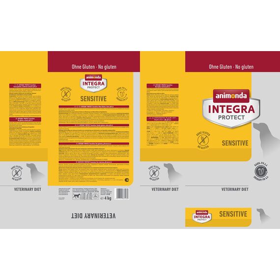 animonda INTEGRA PROTECT Hundefutter Sensitive (1 x 4kg), von Veterinären empfohlen bei Futterallergie, Hochwertiges Diätalleinfutter für Hunde bei Futtermittelallergie