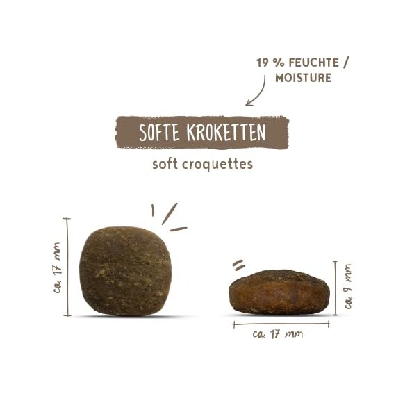 bosch HPC SOFT Hühnchen & Banane | halbfeuchtes Hundefutter für ausgewachsene Hunde aller Rassen | Single Protein | grain-free | 1 x 2.5 kg