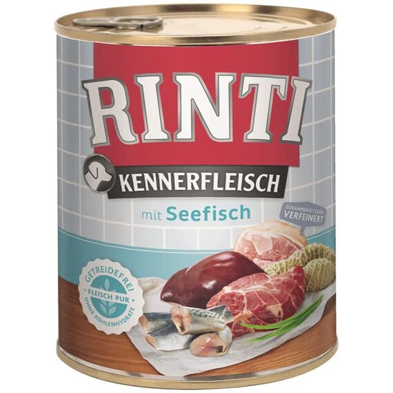 Rinti Hundefutter Nassfutter Mischpaket Multipack 2, Mix (12x800g)
