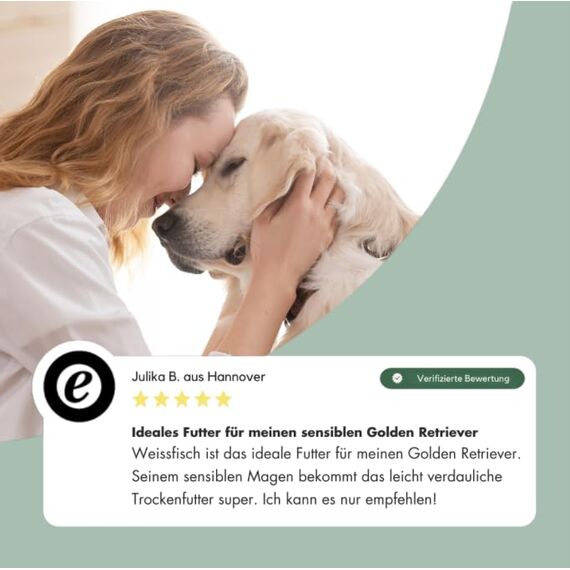 Irish Pure 12kg Trockenfutter Adult | Irischer Weißfisch mit Gemüse & Kelp-Alge | Hoher Fleischanteil | Getreidefrei | Hypoallergen | Single-Protein Hundefutter für ausgewachsene Hunde Aller Rassen