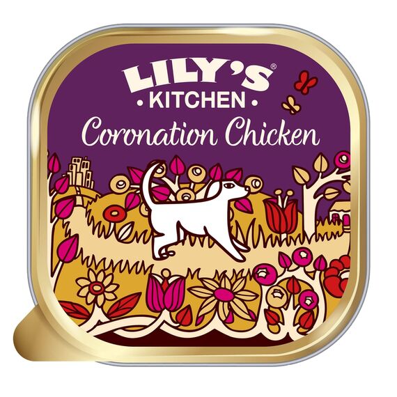 Lily's Kitchen Krönungshuh - Vollständiges getreidefreies natürliches Nassfutter für erwachsene Hunde (10 x 150g Schalen)