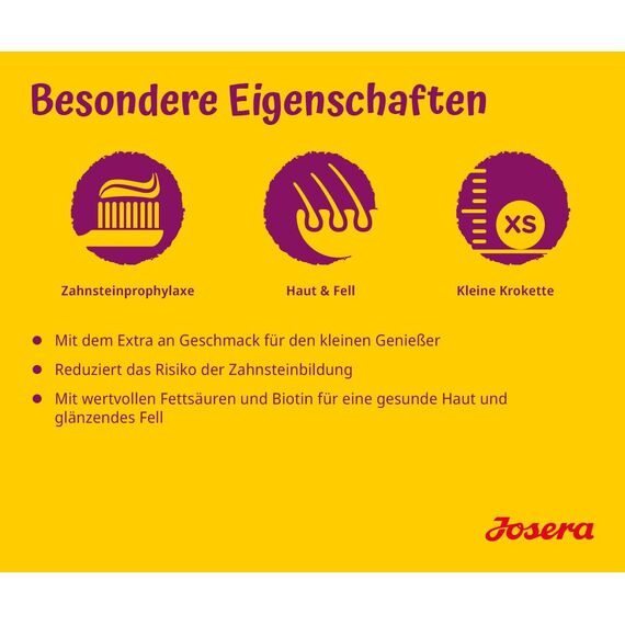JOSERA Miniwell (1 x 10 kg) | Adult Mini | Premium Trockenfutter für ausgewachsene Hunde Kleiner Rassen | Geflügel & Reis | Kleine Kroketten | extraverträglich | weizenfrei | Hundefutter | 1er Pack