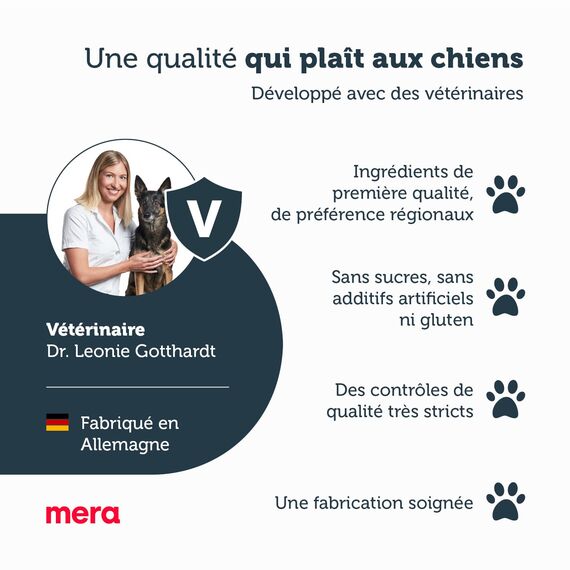 MERA Pure Sensitive Lamm & Reis, Hundefutter trocken für Sensible Hunde, Trockenfutter aus Lamm und Reis, Futter für ausgewachsenen Hund, ohne Weizen und Zucker (4 kg)