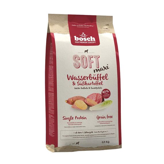 bosch HPC SOFT Maxi Wasserbüffel & Süßkartoffel, 1er Pack (1 x 1000 grams)