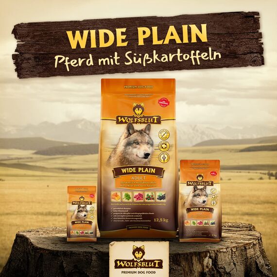 Wolfsblut - Wide Plain - 15 kg - Pferd - Trockenfutter - Hundefutter - Getreidefrei