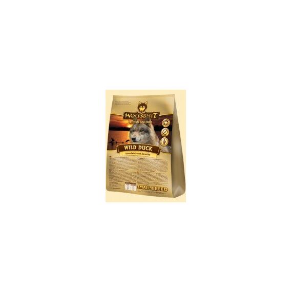 Wolfsblut Wild Duck SMALL Breed Trockenfutter für kleine Rassen mit Ente und Kartoffeln Sparpack 2 x 2 kg