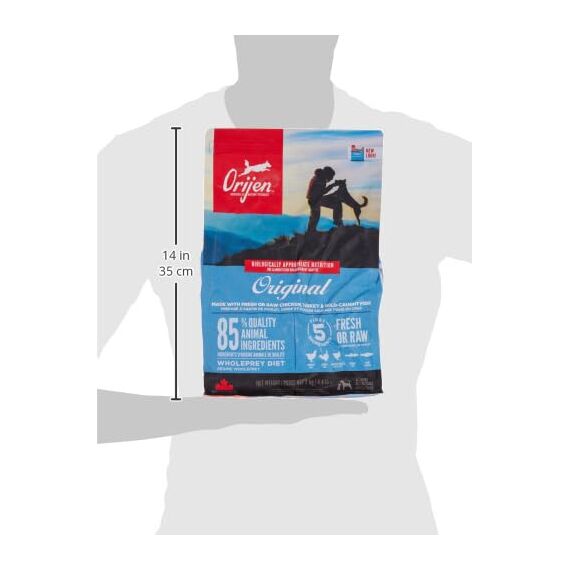 Orijen Original Hundefutter - 2000 g Verpackung kann variieren