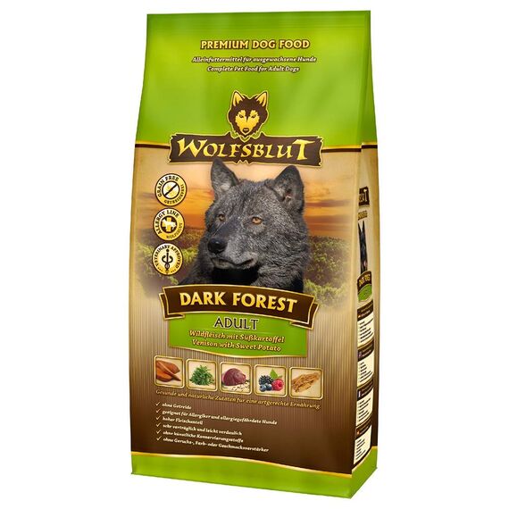 Wolfsblut - Dark Forest - 15 kg - Wild - Trockenfutter - Hundefutter - Getreidefrei