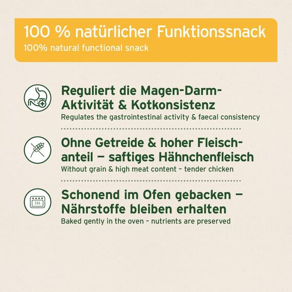 AniForte Magen & Darm Snack für Hunde 300g - Verdauungssnacks mit Probiotika, Heilmoor, fördert Darmregulierung & Verdauung, verbessert die Kotbeschaffenheit, getreidefrei, ohne Zucker