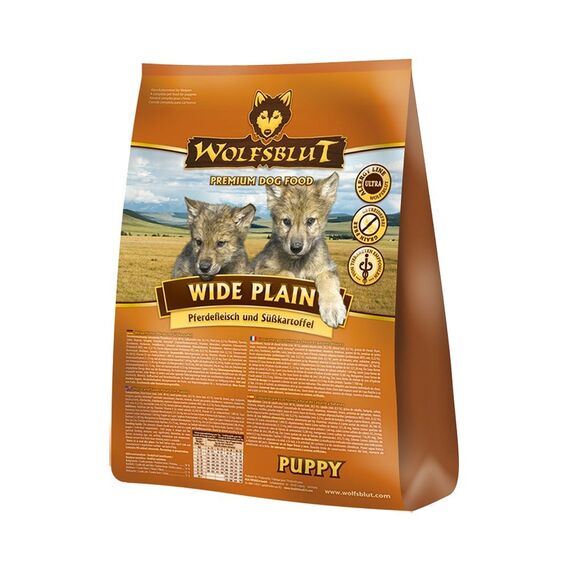 Wolfsblut - Wide Plain Puppy - 15 kg - Pferd - Trockenfutter - Hundefutter - Getreidefrei