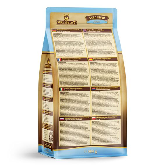 Wolfsblut - Cold River - 500 g - Forelle - Trockenfutter - Hundefutter - Getreidefrei