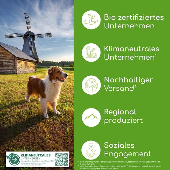 Gras Kotfresser Drops für Hunde – 125 Natürliche Drops gegen Kotfressen & Gras fressen – Mit Bierhefe, Torf & Flohsamen – Beruhigt den Magen & reduziert Sodbrennen – Magenkur