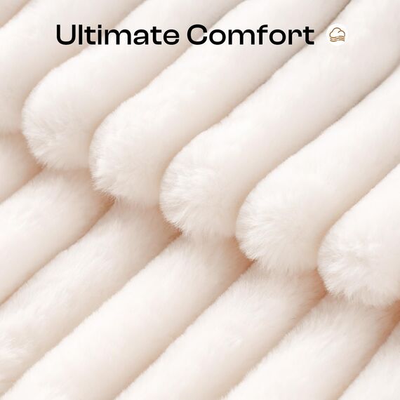 MEWOOFUN Hundesofabett - Katzenbetten für Hauskatzen Weich und Flauschig, Katzensofabett Kleines Hundebett für Hunde und Katzen, Beruhigendes Hundebett (Hafermilch, 61x48x30cm)