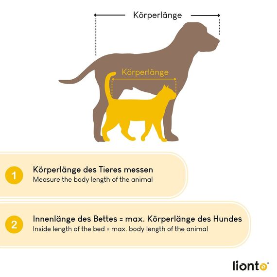 lionto Hundematte orthopädisch mit Memory-Schaumstoff, gelenkschonendes Hundekissen aus pflegeleichtem Lederimitat, 80x55 cm, Gesteppte Liegematte mit abnehmbaren Bezug und Anti-Rutsch-Belag, grau
