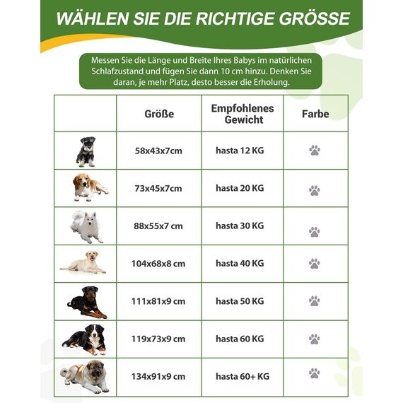 Favodormir Orthopädisches Hundebett Grosse Hunde 119x73cm,Abnehmbare Wassericht Kunstleder-Hülle Hundekissen Hundematratze für große Hunde,Komfortable & Kühlende Für Innen- Und Außenbereich,Grau