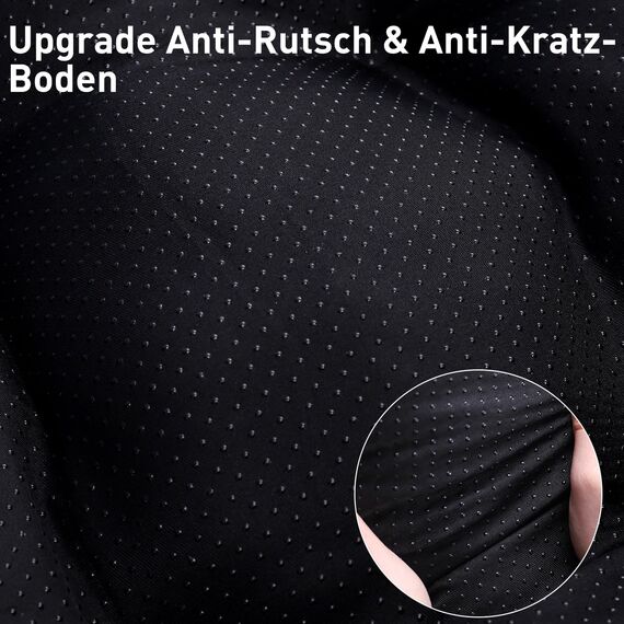 KSIIA Hundebett Grosse Hunde Waschbar, XL Hundekissen flauschig, Hundematte für große mittelgroße Hunde, rutschfeste Unterseite, Hundekorb Hundematratz Haustierbett Dunkelgrau 105x70cm (Packung mit 2)