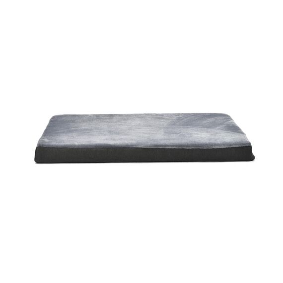 Amazon Basics Große Kühlgel-Matratze aus Memoryschaum für Hunde und Haustiere mit abnehmbarem, waschbarem Bezug, grau, 89 x 56 x 8 cm (L x W x H)